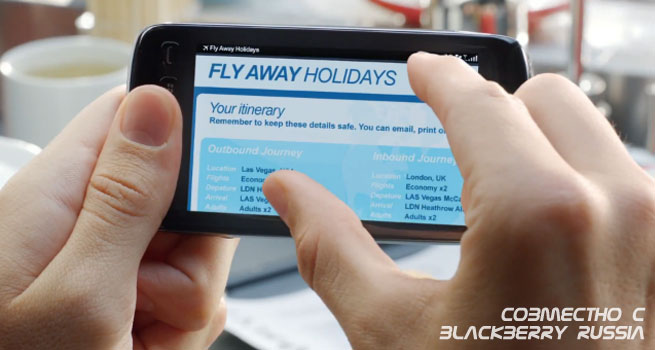 BlackBerry 9860 Torch в новом коммерческом видео