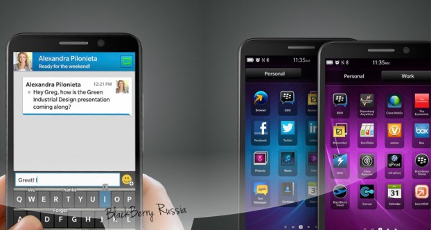 Новый BlackBerry Z30 с 5″ дисплеем