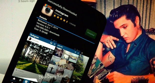 Загружайте обновленный Instagram 6.0.1 на BlackBerry!