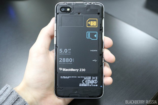 blackberry z30 фото-обзор