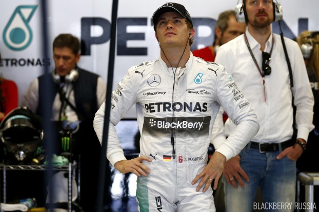 BlackBerry и Mercedes AMG Petronas в гран-при Сочи
