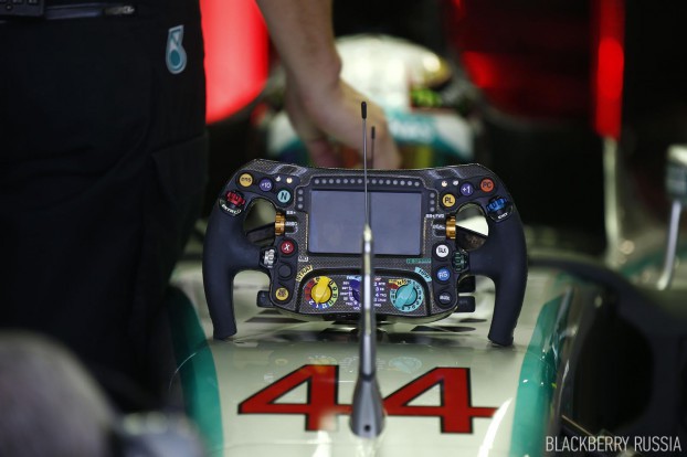 BlackBerry и Mercedes AMG Petronas в гран-при Сочи