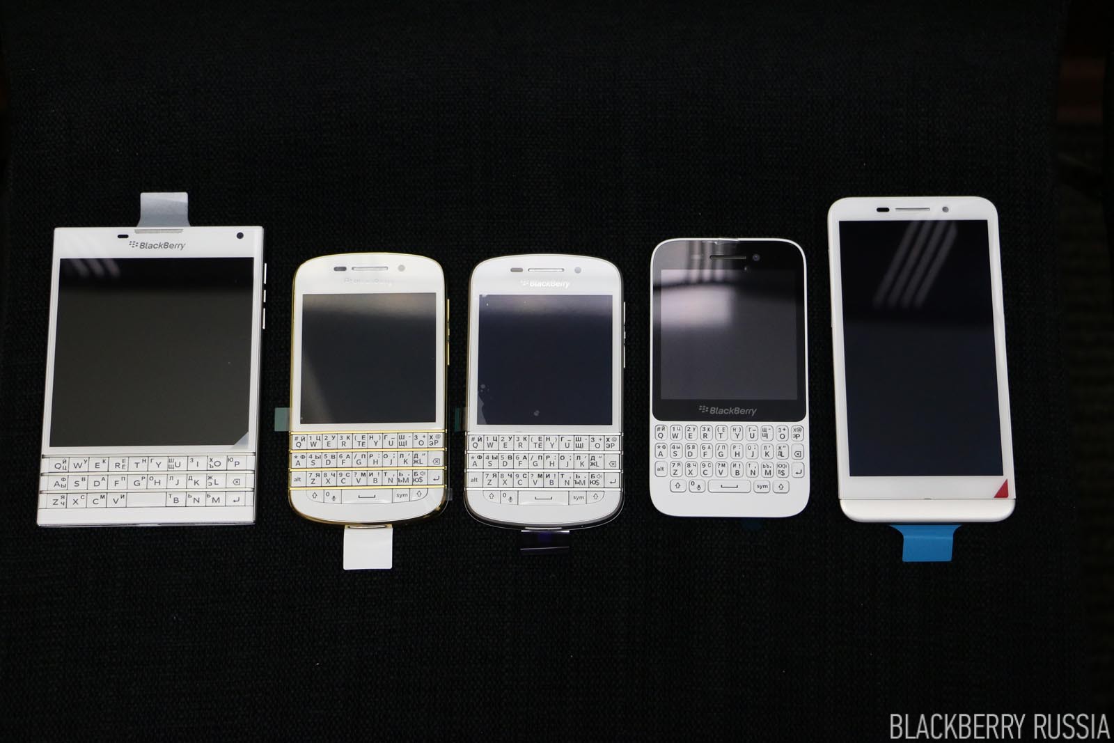Сравнение белых моделей BlackBerry White