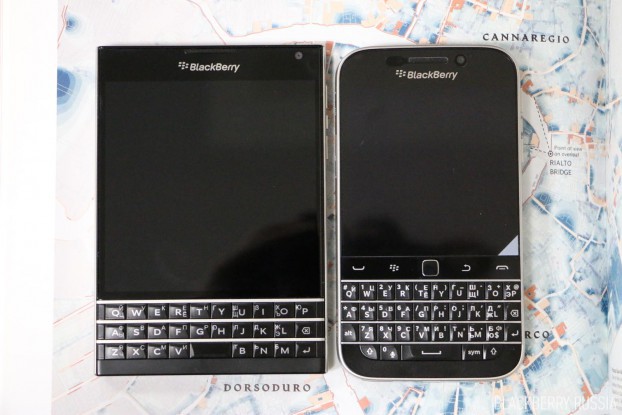 сравнение BlackBerry Passport и BlackBerry Classic