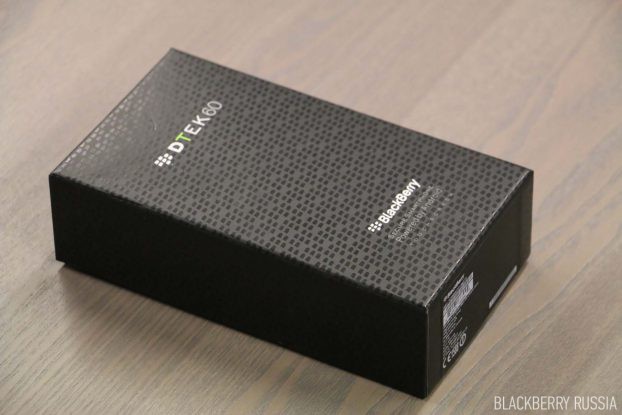 BlackBerry DTEK60 распаковка и характеристики