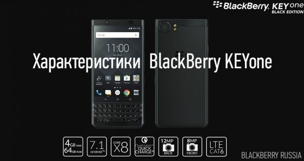 Характеристики BlackBerry KEYone